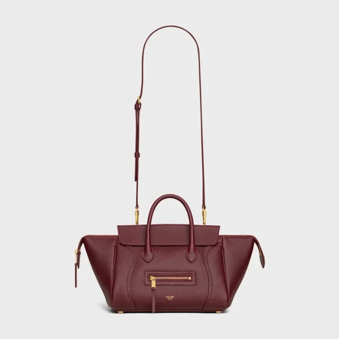 Luggage pequeño de piel de becerro granulada Luggage pequeño de piel de becerro granulada