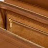 Luggage pequeño de piel de cordero flexible y brillante