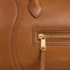 Luggage pequeño de piel de cordero flexible y brillante