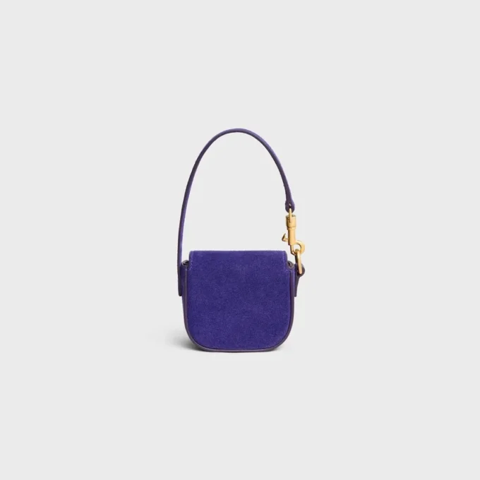 Micro Claude en piel de becerro de gamuza Micro Claude en piel de becerro de gamuza