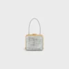 Minaudière CELINE Lana en piel de becerro gamuzada con strass Minaudière CELINE Lana en piel de becerro gamuzada con strass
