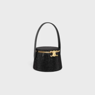 Minaudière CELINE Nina en piel de becerro de gamuza con strass