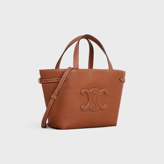 Mini Cabas Anais Cuir Triomphe en piel de becerro granulada Mini Cabas Anais Cuir Triomphe en piel de becerro granulada