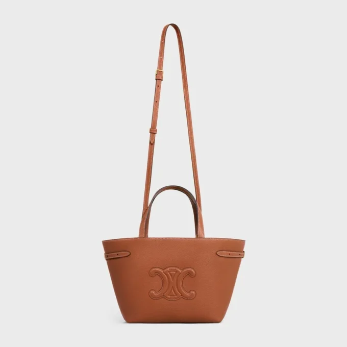 Mini Cabas Anais Cuir Triomphe en piel de becerro granulada Mini Cabas Anais Cuir Triomphe en piel de becerro granulada