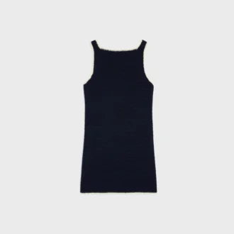 Mini vestido de algodón de ganchillo