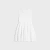 Mini vestido de croché de algodón Mini vestido de croché de algodón