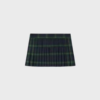 Minifalda tipo kilt de lana tartán