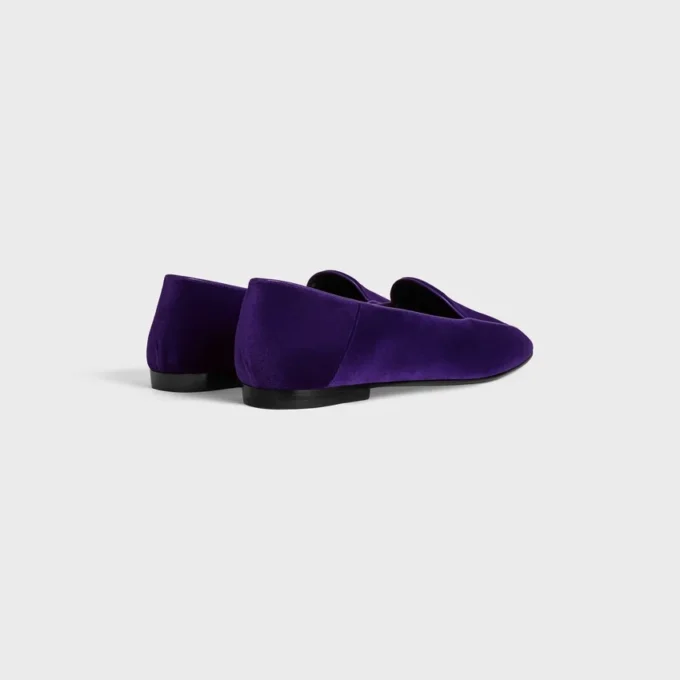 Mocasines Aura con Triomphe en terciopelo