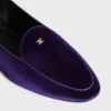 Mocasines Aura con Triomphe en terciopelo