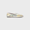 Mocasines Aura en terciopelo bordado con flores Mocasines Aura en terciopelo bordado con flores