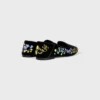Mocasines Aura en terciopelo bordado con flores Mocasines Aura en terciopelo bordado con flores