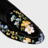 Mocasines Aura en terciopelo bordado con flores Mocasines Aura en terciopelo bordado con flores