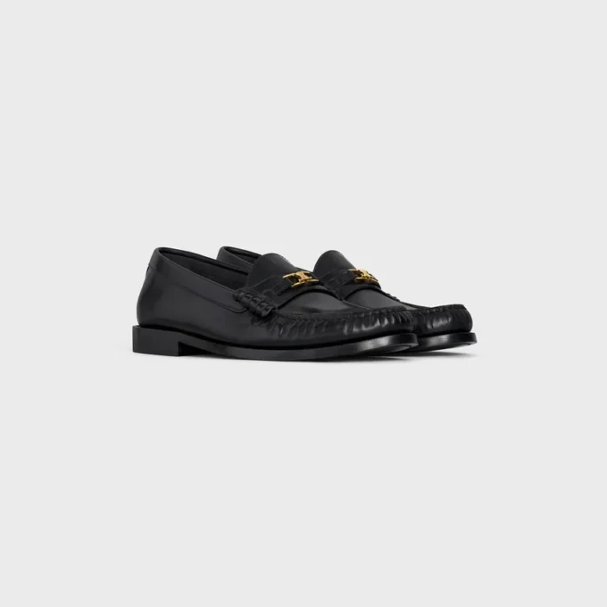 Mocasines CELINE Luco en piel de toro pulida