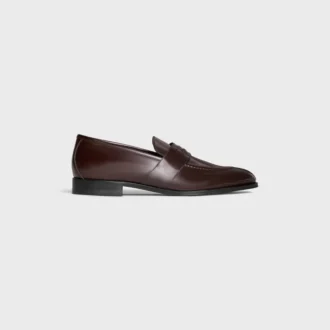 Mocasines CELINE Malaquais Penny Triomphe en piel de toro pulida