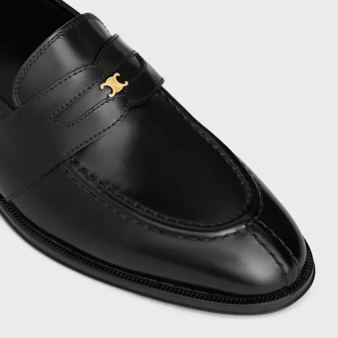Mocasines Malaquais en piel de toro pulida