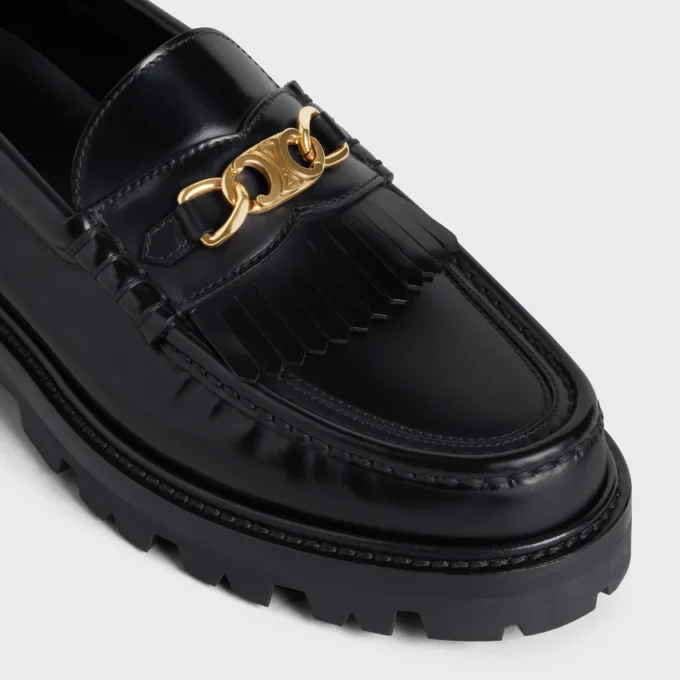 Mocasines Margaret con Triomphe en piel de toro pulida