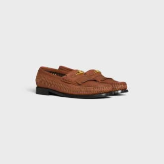 Mocasines trenzados CELINE Luco en piel de becerro