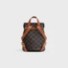 Mochila CELINE Bonnie en Triomphe Canvas y piel de becerro Mochila CELINE Bonnie en Triomphe Canvas y piel de becerro