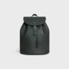 Mochila grande Folco en piel de becerro granulada