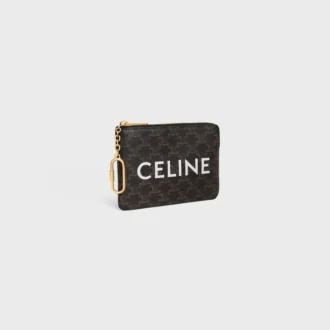 Monedero en Triomphe Canvas con estampado CELINE