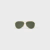 Montura metálica 01 Gafas de sol de metal con lentes de cristal mineral Montura metálica 01 Gafas de sol de metal con lentes de cristal mineral