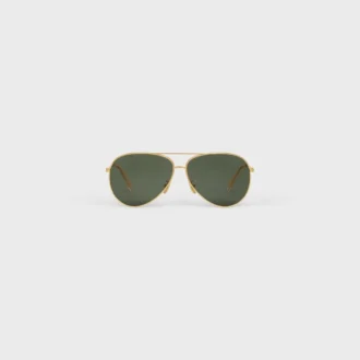Montura metálica 01 Gafas de sol de metal con lentes de cristal mineral