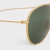 Montura metálica 01 Gafas de sol de metal con lentes de cristal mineral Montura metálica 01 Gafas de sol de metal con lentes de cristal mineral