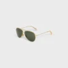 Montura metálica 01 Gafas de sol de metal con lentes de cristal mineral Montura metálica 01 Gafas de sol de metal con lentes de cristal mineral