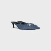 Mule CELINE Alma Triomphe en denim Mule CELINE Alma Triomphe en denim