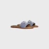Mule CELINE Lympia en tejido a rayas con Triomphe Mule CELINE Lympia en tejido a rayas con Triomphe