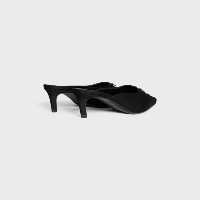Mules CELINE Alma Triomphe en tela de gros-grain Mules CELINE Alma Triomphe en tela de gros-grain