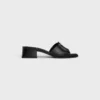 Mules CELINE Clemence en piel de cordero y piel de becerro charol Mules CELINE Clemence en piel de cordero y piel de becerro charol