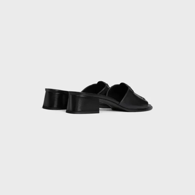 Mules CELINE Clemence en piel de cordero y piel de becerro charol Mules CELINE Clemence en piel de cordero y piel de becerro charol