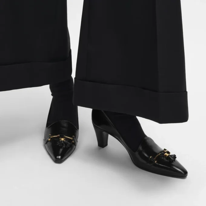 Mum – Zapatos de tacón de piel de becerro