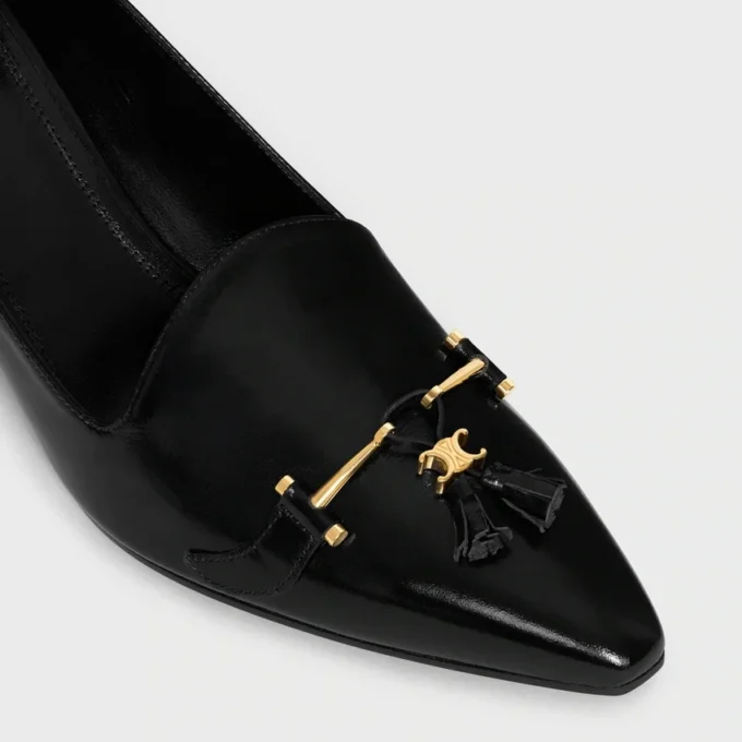 Mum – Zapatos de tacón de piel de becerro