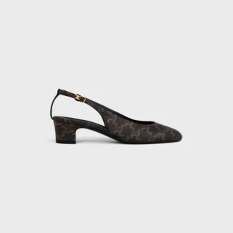 Neo City Slingback en tela recubierta Triomphe