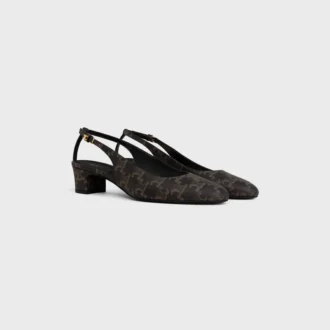 Neo City Slingback en tela recubierta Triomphe