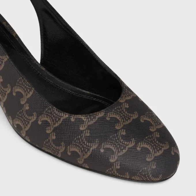 Neo City Slingback en tela recubierta Triomphe