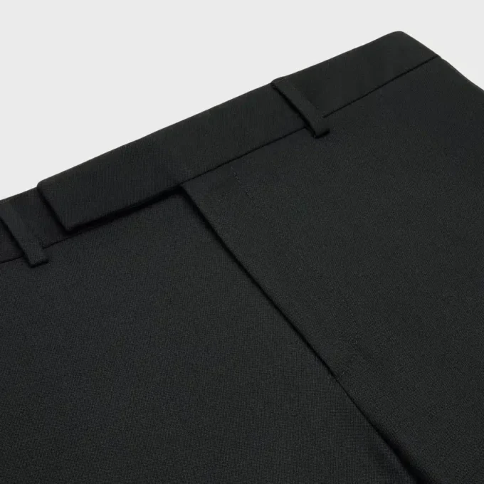 Pantalón clásico Tux en lana Grain De Poudre Pantalón clásico Tux en lana Grain De Poudre