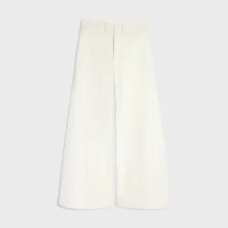 Pantalones acampanados 004 en denim índigo