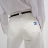 Pantalones acampanados 004 en denim índigo Pantalones acampanados 004 en denim índigo