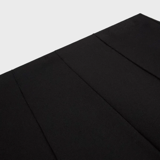 Pantalones acampanados de jersey de viscosa