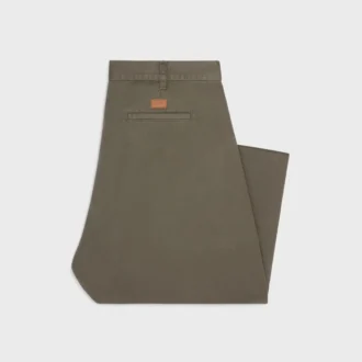 Pantalones chinos de sarga de algodón