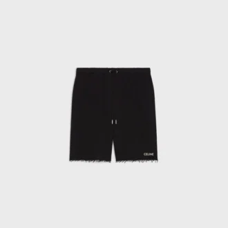 Pantalones cortos CELINE de felpa de algodón