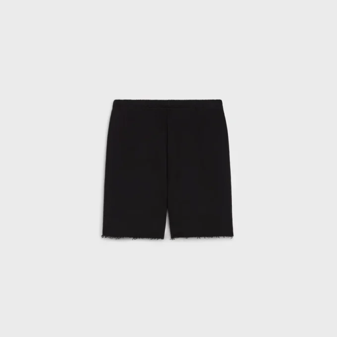Pantalones cortos CELINE de felpa de algodón Pantalones cortos CELINE de felpa de algodón