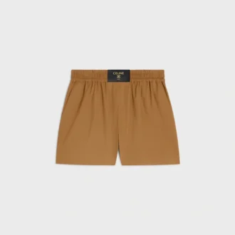 Pantalones cortos de algodón y lino
