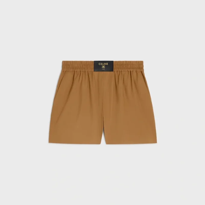 Pantalones cortos de algodón y lino Pantalones cortos de algodón y lino