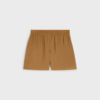 Pantalones cortos de algodón y lino