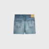 Pantalones cortos de skate en denim lavado Electric Sky Pantalones cortos de skate en denim lavado Electric Sky