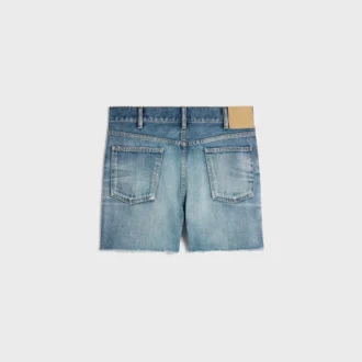 Pantalones cortos de skate en denim lavado Electric Sky Pantalones cortos de skate en denim lavado Electric Sky